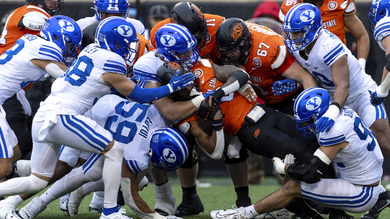 APTOPIX BYU Oklahoma St Football